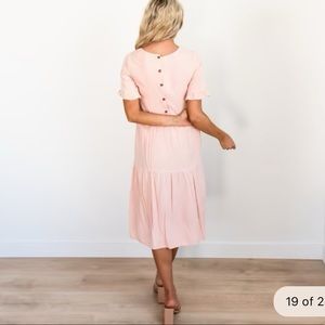 NWT Sign Here button back dress